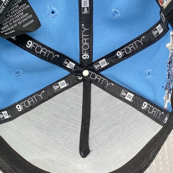 New Era Atlanta Braves Cap Hat Men's OSFM w/ Adjustable Strap Blue - Picture 12 of 15